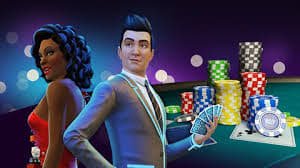 Live Dealer ဖြင့် Baccarat ကစားနေသောမြင်ကွင်း